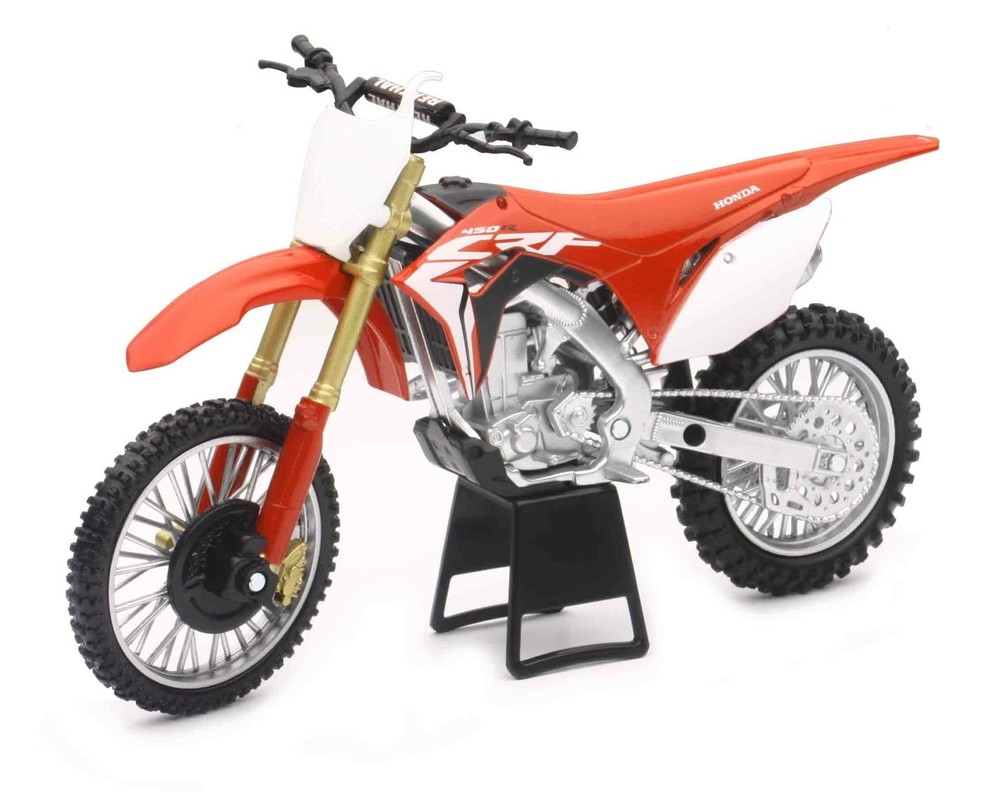 NewRay Ray Toys Honda CRF450R Dirt Bike Scale 1 6 49583 Plastic Everyday