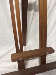Vintage Wood Grumbacher No. 233 Easel Foldable With Handle Paint Draw Travel Art