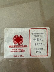 Vtg Hunt Bienfang Bockingford Watercolour Paper 9×12 140lb Neutral PH 10 Sheets