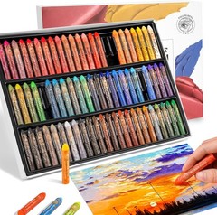 Paul Rubens Oil Pastels Set – 72 Vibrant Colors, Ultra-Soft and Creamy Texture,