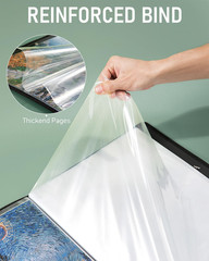 11×14 Art Portfolio Folder, 30 Pockets Display 60 Pages Art Painting Portfolio B