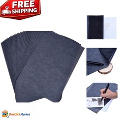 30 Pack Graphite Carbon Tracing Paper, 8.5×11 Inches – Perfect for Crafts & Art