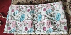 New 72 Slots Canvas Pencil Roll Wrap, Handmade Roll-Up Canvas Pencil Wrap,