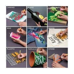 Molotow 74-Color One4All 2mm Acrylic Pump Marker 127HS Complete Set, Assorted…