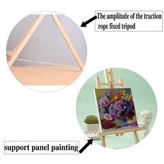 11 3/4″ Medium Tabletop Wood Display Stand A-Frame Artist Easel wood Tripod