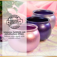 Long-Lasting Magenta Metallic Acrylic Paint – 1.52 Fl Oz, Weatherproof Finish