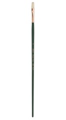 Silver Brush 1001-2 Grand Prix Premier Long Handle Hog Bristle Brush, Flat, S…