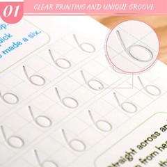 23Pcs Magic Grooved Handwriting Practice English Magic Copybook Set for Kids