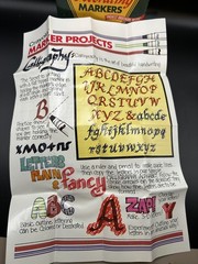 Vintage 1983 Crayola Decorating Markers Set No. 7710 8 Water-Based USA