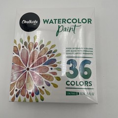 Chalkola Watercolor Paint Set 36 Colors Palette And Paint Brushes