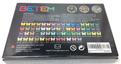 Betem Acrylic Paint Pens Markers 60 Colors Dual Tip, Premium Acrylic Paint Pens