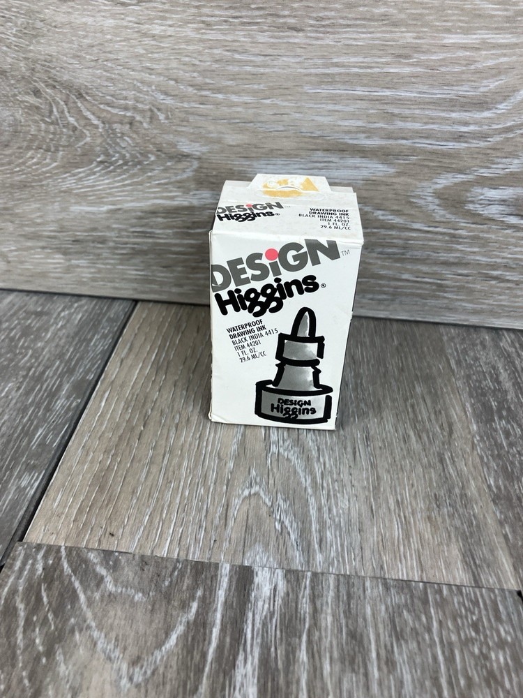Design Higgins Waterproof Drawing Ink Black India 1 Fl Oz