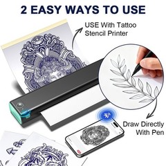 Welacer Tattoo Transfer Paper – A4 Size, 30 Sheets – 30 sets, White