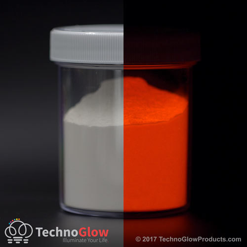 RED Glow in the Dark Powder – Invisible UV Reactive Glow Pigment