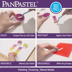 PanPastel Artist Pastels by GOLDEN, Flower 1 Count (Pack of 1), Multicolor