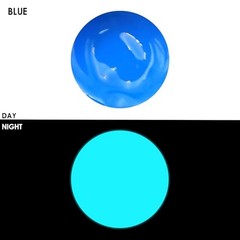 Glow in the Dark Paint, Neon Blue Paint (120ml / 4.05oz) Tubes, Art Craft