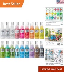 Assorted Non-Toxic Acrylic Paint Set – Create Stunning Window Art with 18 Colors