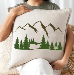 Mountain Stencils for Painting 12 inches x 8 inches, 12 x 6