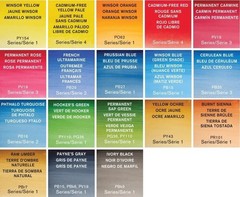 Winsor & Newton Artists’ Choice Professional Water Colour Set of 18 190100