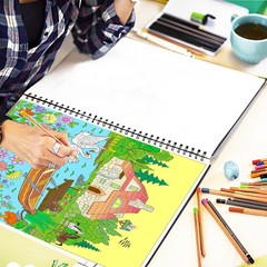 Aannanl Adult Coloring Book Set of 3 Books for Adults Colourful