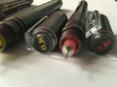 Graphic Art liner Fineliner Pens – Various line widths 0.1, 0.3, 0.5, 0.7mm