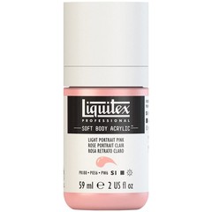 Light Pink Soft Body Acrylic Paint 2 Fl Oz Safe Archival Quality Pigments