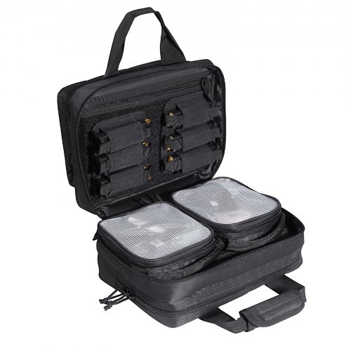 Tactical Pistol Backpack with 2 Pistol Cases, Gun Range Backpack with 6x Mag…