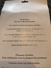 25 Piece Artist Brush Set Comtemporary Crafts NEW SEALED