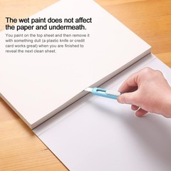 32 Sheets 7×10 Inch 100% Cotton 140lb/300GSM Cold Press Watercolor Block