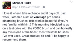 #0000 PREMIUM Pro Series Pinstriping Sword Brush by Von Dago – Now Publicly Sold