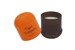 OJO Tiger Tempest Scented Candle – 7.8 oz Jar with Opaque Orange-Brown