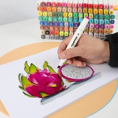 120 Colors Alcohol Markers Dual Tip Permanent Art Marker For Adults Alcohol
