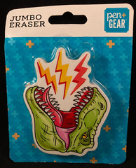 Pen + Gear – Jumbo Eraser – Roaring Dinosaur – Approx. 3.5″ x 2.75″