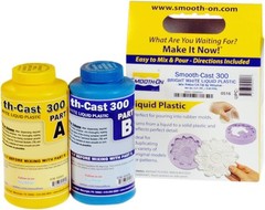 Smooth-Cast™ 300: Bright White, Low Viscosity, Liquid Plastic Pint Unit