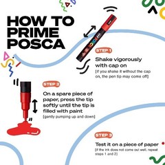 uni POSCA 16pk PC-5M Water Based Paint Markers Medium Point 1.8-2.5mm