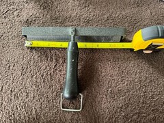 7.25″ Hard Rubber Brayer Roller Inking Block Art Printing Ink Vintage B2