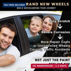 Matte Black Rim Touch Up Paint, Efficient Wheel Paint Pen for Metal, Also Match