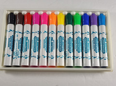 Vtg Sanford Mr Sketch Unscented Nontoxic Water Color Markers 12 Set Odorless