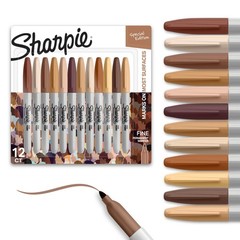 Sharpie Permanent Markers, Special Edition 12 Count (Pack of 1), Assorted