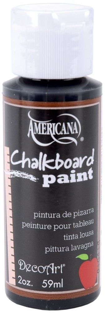 DecoArt DS90-3 Americana Chalkboard Paint, 2 Fl Oz (Pack of 1), multi-colored