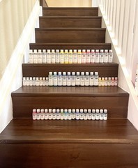 Golden Fluid Acrylic Paint Bundle #5 – Easel (63 Bottles)