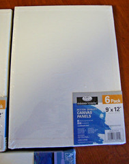 Royal Langnickel 2 (6 Pk) Canvas Panels 9 X 12″ & Artist Loft 8 X 10″ New Sealed