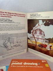 Lot Of 6 VTG ‘60s Art Books: Foster, Craftint, Grubacher *One W Missing Insert*
