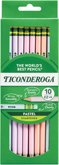 ® Pastel Pencils, 2 Soft, Assorted Colors, Pack of 10 Pencils