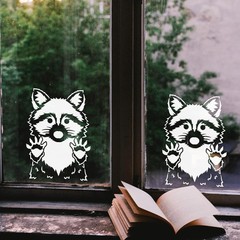 1pc Raccoon Stencil 29.7x21cm Reusable Raccoon Painting Template Craft Raccoon