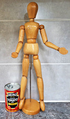 A Vintage Extra Tall Artist Mannequin. 46 cm / 18″.