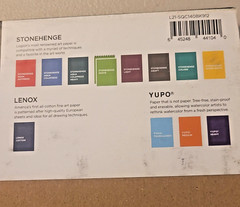 Legion Stonehenge Aqua Cold Pressed Black 15 Sheets 9x12in Acid Free 100% Cotton