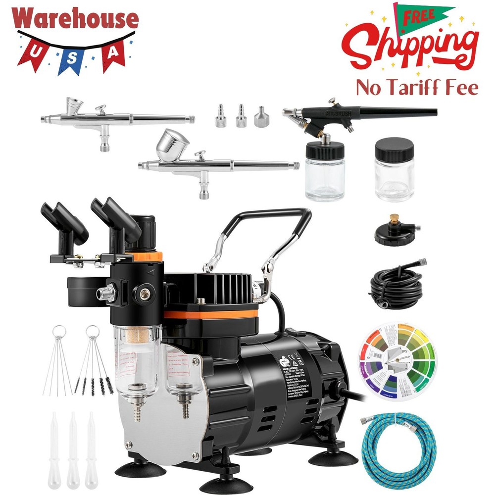 Airbrush Kit, Airbrush Set with Compressor, Airbrushing System Kit