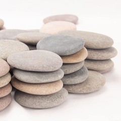 100 PCS Painting Rocks 2.23.5″ Flat Smooth River Craft DIY Stones 18 LBS