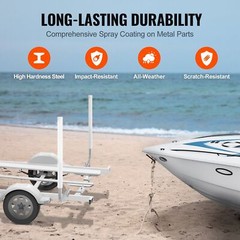 Marine Trailer Guide Set, 60” Flexibly Adjustable, Dual Rust-Resistant